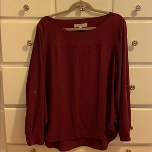 Ann Taylor Loft long sleeve blouse